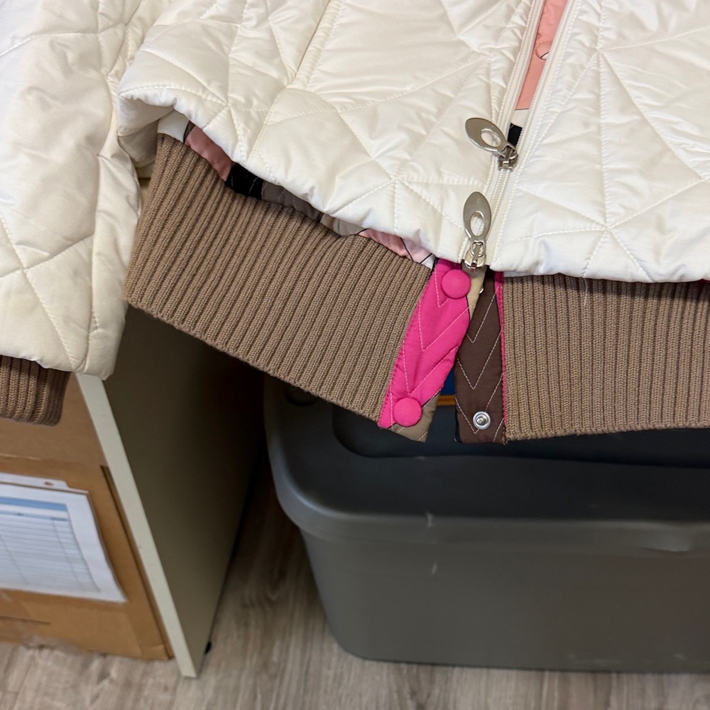 Emilio Pucci Pink and Brown Ski Jacket 2 pcs jacket and vest - Picture 2 of 15